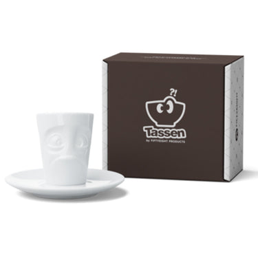 Tazzina da Caffè espresso in Ceramica Bianca di alta qualità - Buffled - Viron.it