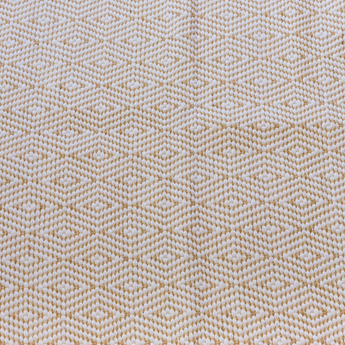 Tappeto Moderno 100x150 cm in Fibra Naturale e Juta Colore Bianco - Provence