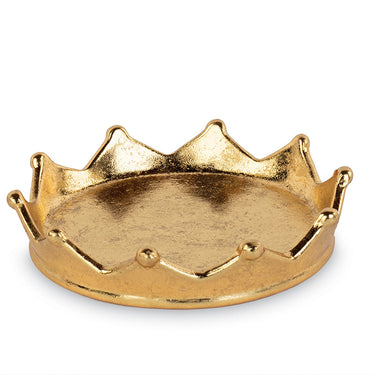Vassoio Forma Corona Colore Oro Ø 17 cm - Viron.it