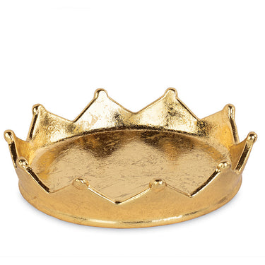 Vassoio Forma Corona Colore Oro Ø 22 cm - Viron.it