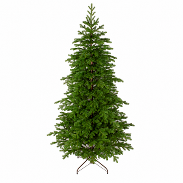 Albero di Natale verde 190 cm con illuminazione LED calda, effetto naturale e struttura stabile
