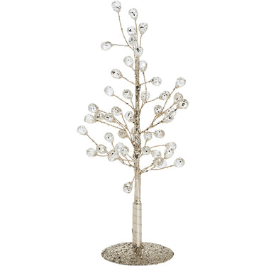 Albero decorativo natalizio in cristallo  e oro