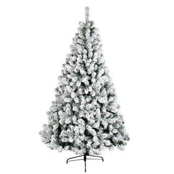 Albero di Natale Innevato h 210 cm in PVC con 858 Rami Realistici