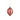 Set 6 Sfere Natale Affusolate in Vetro Soffiato Bianco Perla e Rosso Ø10 cm - Viron