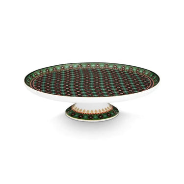 Alzatina per Dolci Ø 21 cm in Porcellana Verde Trifoglio Berry Blues - Pip Studio