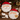 Antipastiera natalizia Babbo Natale con baffi amovibili