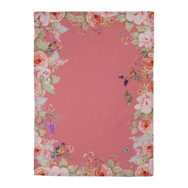 Canovaccio da Cucina in Cotone Colore Rosa Fantasia Floreale 50x70 cm