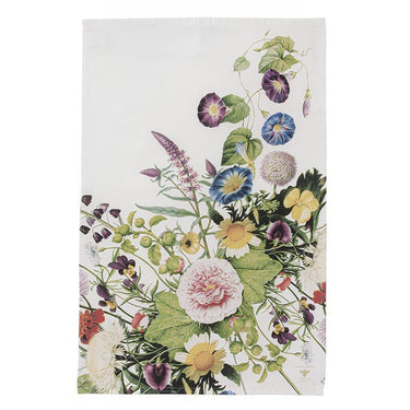 Strofinaccio da cucina Flower Garden con stampa floreale botanica colorata