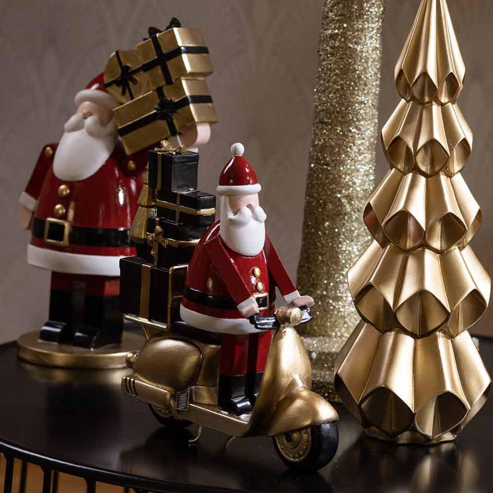 Statuetta Babbo Natale con Pacchi - h 280 mm - Viron.it