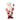 Statuina Babbo Natale Chef h 47 cm Colore Rosso e Bianco - The Christmas Show