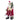 Statuetta Natalizia Decorativa Santa Claus con Pelliccia h 32 cm - Viron.it