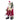 Statuetta Natalizia Decorativa Santa Claus con Pelliccia h 32 cm - Viron.it