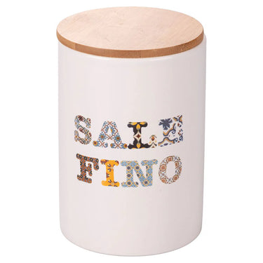 Barattolo Sale Fino in Gres con Coperchio 750 ml Valladolid – Villa D’Este