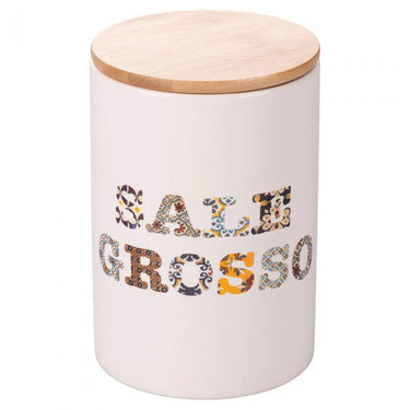 Barattolo Sale Grosso in Gres con Coperchio 750 ml Valladolid – Villa D’Este