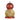 Base per Albero di Natale con Sfere Rosso e Oro Giganti Glitterate h 127 cm - Viron