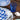 Set 6 Bicchieri Acqua in Vetro Blu 300 ml Honey Ocean - Villa D'Este