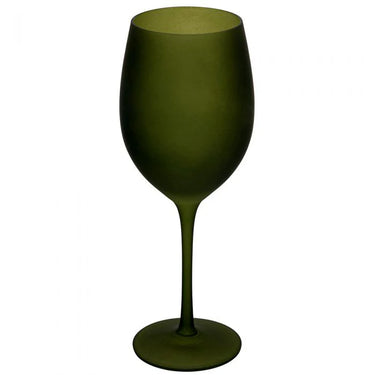 Set 6 Calici da Vino Frosted Happy Hour Greenery 650 ml - Villa D'Este