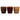 Set 6 Bicchieri Acqua Impilabili Colore Marrone 300 ml Shade of Chocolate - Villa D'Este