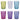 Set 6 Bicchieri Acqua Colori Assortiti 400 ml Fashion – Villa D’Este