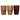 Set 6 Bicchieri Bibita Impilabili Marrone Shade of Chocolate 420 ml - Villa D'Este