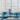 Set 6 Bicchieri Acqua in Vetro Blu Decorato Syrah Ocean – Villa D’Este