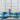 Set 6 Calici in Vetro Blu Decorato Syrah Ocean h 15 cm – Villa D’Este