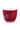 Bicchierino Pip Studio rosso decorato con fiore e rametto
