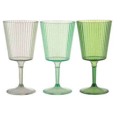 Set 6 Calici da Vino Colore Verde 400 ml Shade of Green - Villa D'Este