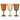 Set 6 Calici da Vino Colore Marrone 400 ml Shade of Chocolate - Villa D'Este