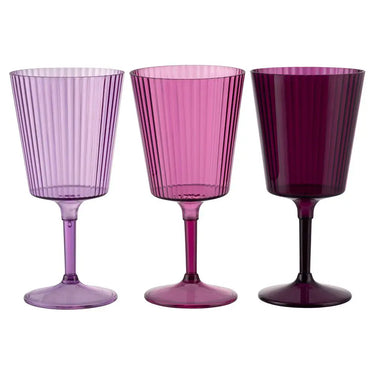 Set 6 Calici da Vino Colore Viola 400 ml Shade of Provence - Villa D'Este