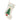 Calza Natalizia in Panno colore Avorio con Albero di Natale e Perline - Viron.it