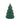 Candela Led Albero di Natale Stilizzato Colore Verde h 17 cm