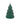 Candela Led Albero di Natale Stilizzato Colore Verde h 17 cm