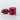 Candela profumata Grande in Vetro con Anemone in Ceramica Capodimonte Bordeaux - Viron.it