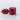 Candela profumata Grande in Vetro con Anemone in Ceramica Capodimonte Bordeaux - Viron.it