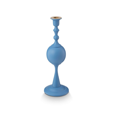 Candelabro per Candela Stelo in Alluminio Celeste h 37 cm Dot Delight - Pip Studio