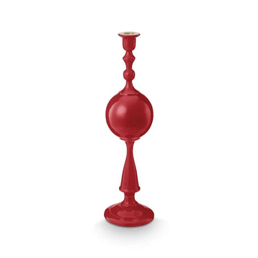 Candelabro per Candela Stelo in Alluminio Rosso h 44 cm Love Birds - Pip Studio