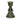 Candelabro Natalizio Albero di Natale in Vetro Colore Verde