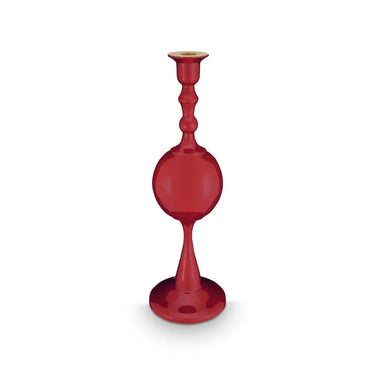 Candelabro per Candela Stelo in Alluminio Rosso h 37 cm Love Birds - Pip Studio