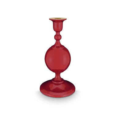 Candelabro per Candela Stelo in Alluminio Rosso h 24 cm Love Birds - Pip Studio