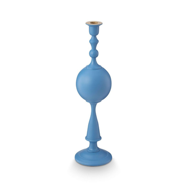 Candelabro per Candela Stelo in Alluminio Celeste h 44 cm Dot Delight - Pip Studio