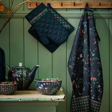 Set 2 Canovacci 50x70 cm in Cotone Blu Scuro Berry Blues - Pip Studio
