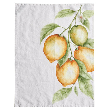 Canovaccio Lino Limoni 50x68 cm Strofinaccio Cucina Simple Day