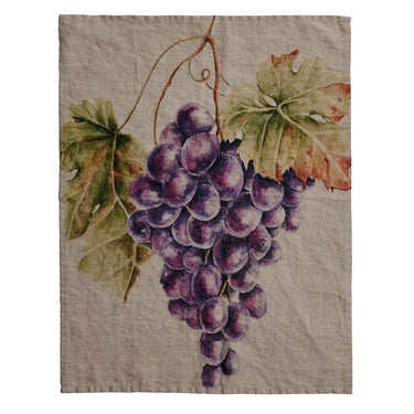 Canovaccio in Lino Stonewash Fantasia Uva - Simple Day