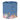 Cestino Portapane in Cotone Colore Blu Fantasia Fiori Ø 15x16 cm
