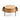 Coffee table moderno in legno chiaro con vano contenitore e design elegante minimal