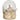 Natività Boule De Neige su Corona colore Avorio h 9,5 cm - Viron.it