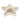 Cuscino Decorativo Stella in Tessuto con Paillettes Reversibile Colore Oro