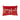 Cuscino in Velluto Rosso Natalizio con Scritta Joyful