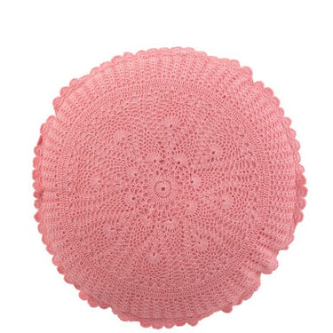 Cuscino outdoor rosa design morbido per relax all’aperto